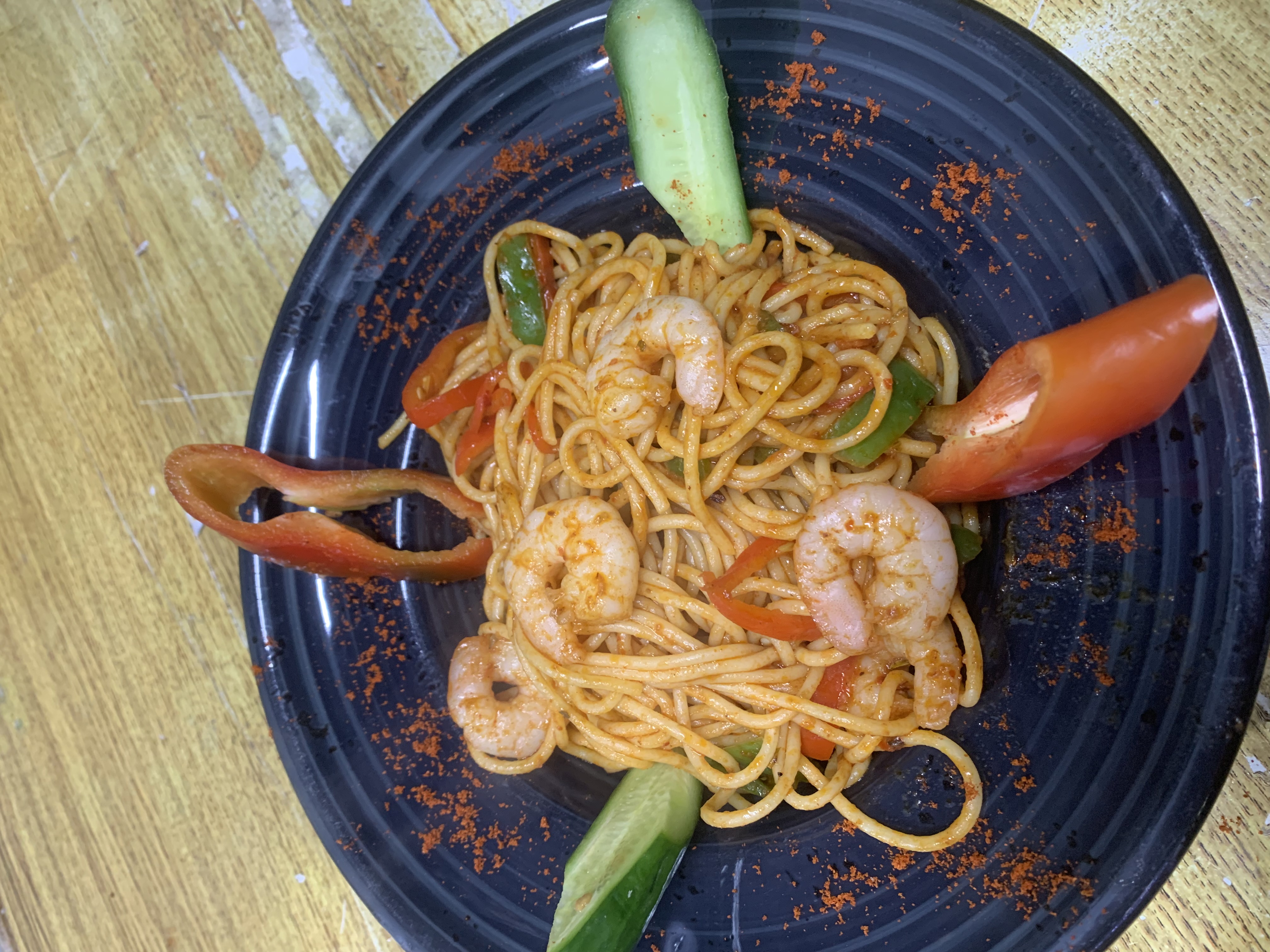 Spaghetti with Shrimp