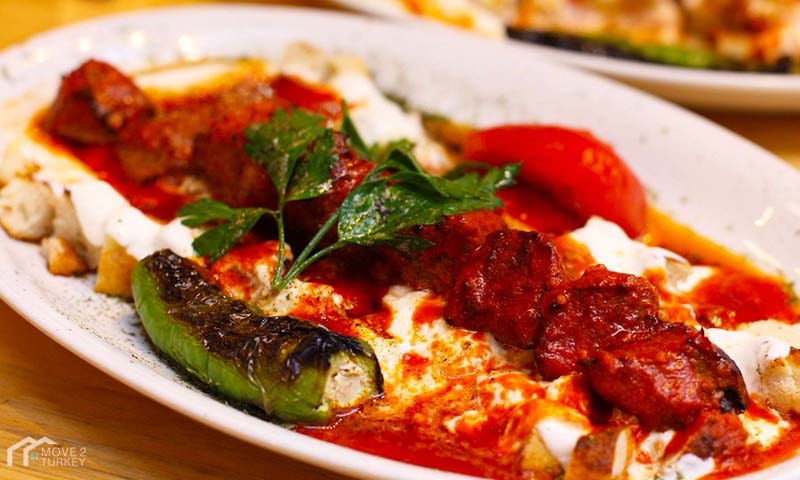 Kebab with Yogurt